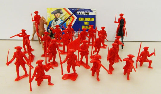 676A Marx  British infantry Red - Made in USA 1/32