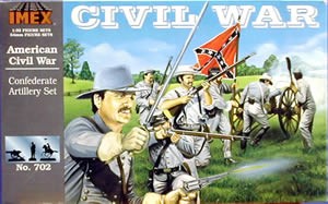 702 IMEX American Civil War CONFEDERATE ARTILLERY