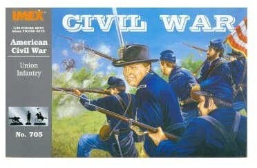 705 IMEX American Civil War UNION INFANTRY  1/32