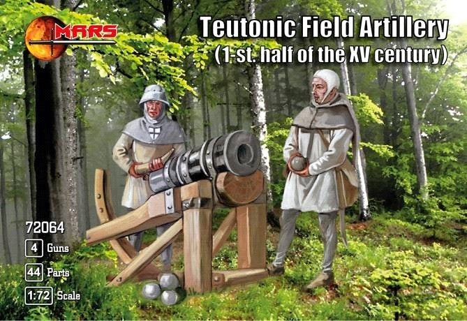 72064 MARS SCALA 1/72 Teutonic Field Artillery - 15th Century