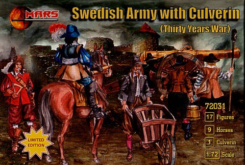 72031 MARS MEDIEVAL SVEDISH ARMY WITH CULVERIN