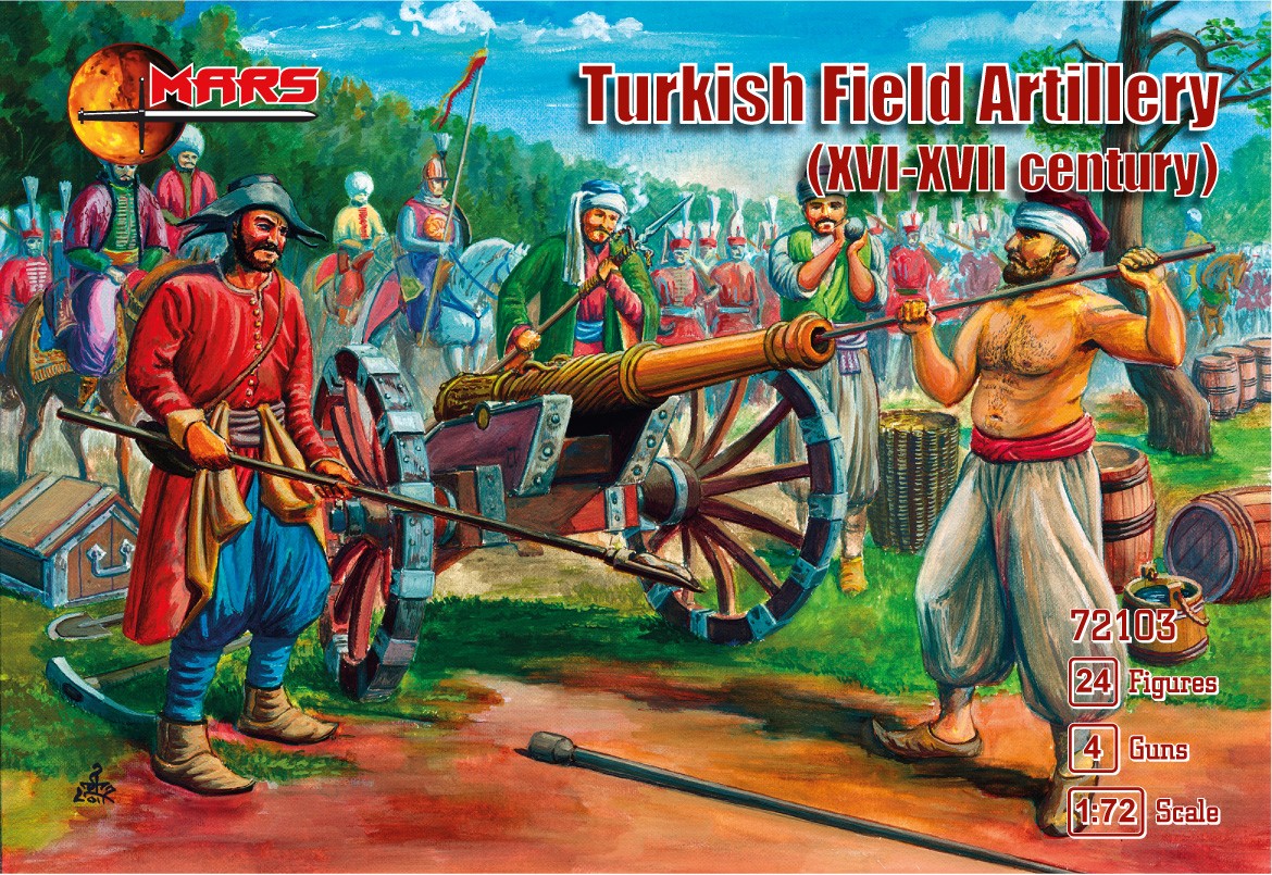 72103 MARS SCALA 1/72 Turkish Field Artillery (XVI-XVII century)