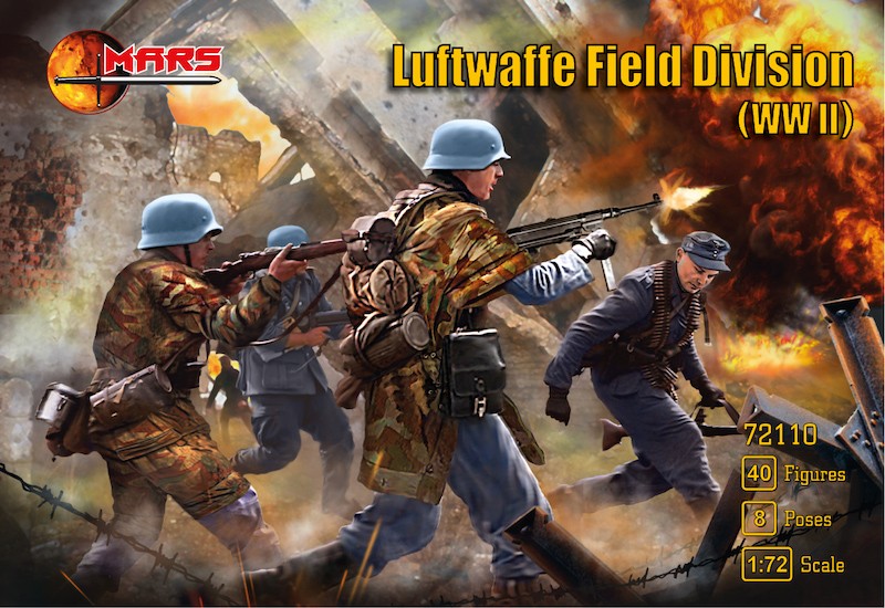 72110 MARS Luftwaffe Field Division infantry (WWII) 1/72
