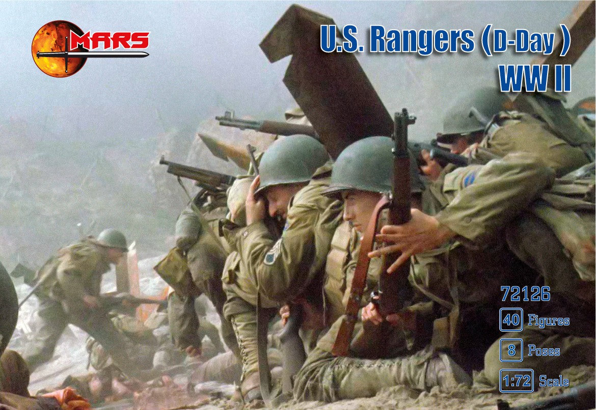 72126 MARS U.S Rangers at D-Day (WWII) 1/72