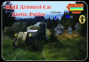 A011 STRELETS SCALA 1/72 WWI Armoured Car Austin-Putilov