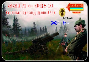 A013 STRELETS SCALA 1/72 WWI 21-cm MRS 10 German Heavy Howitzer