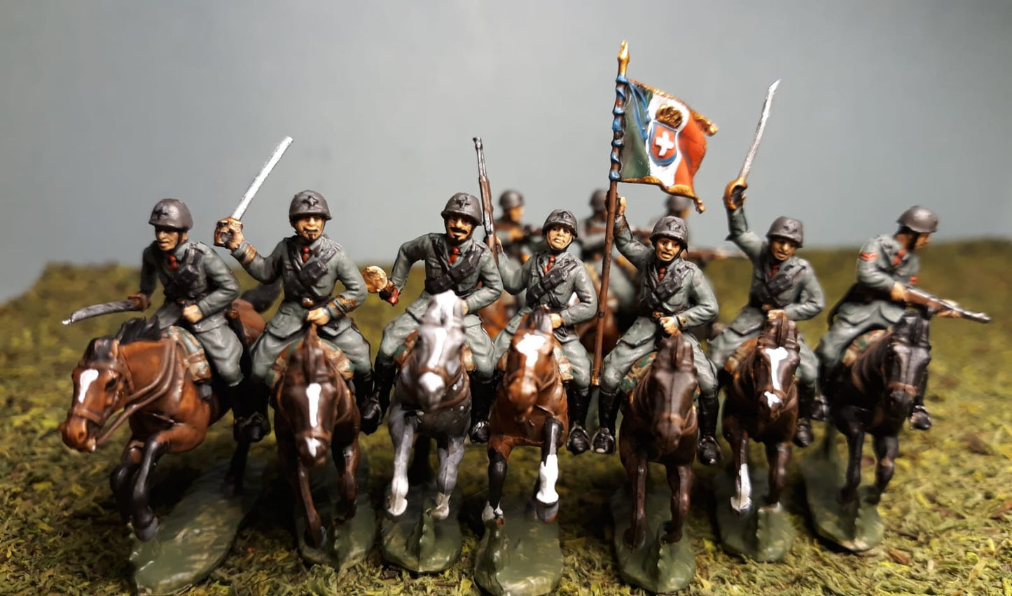 AP001 WATERLOO1815 ITALIAN CAVALRY WWII SCALA 1/72