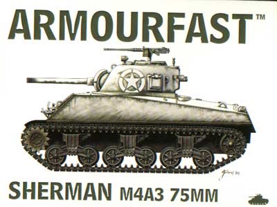ARMOURFAST ARM99014 SHERMAN M4A3 75MM
