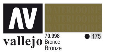AV70998-175 Vallejo MODEL 17 ml COLOR:BRONZO-BRONZE-BRONCE colo