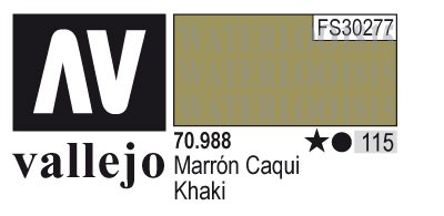 AV70988-115 Vallejo MODEL 17 ml COLOR: Khaki