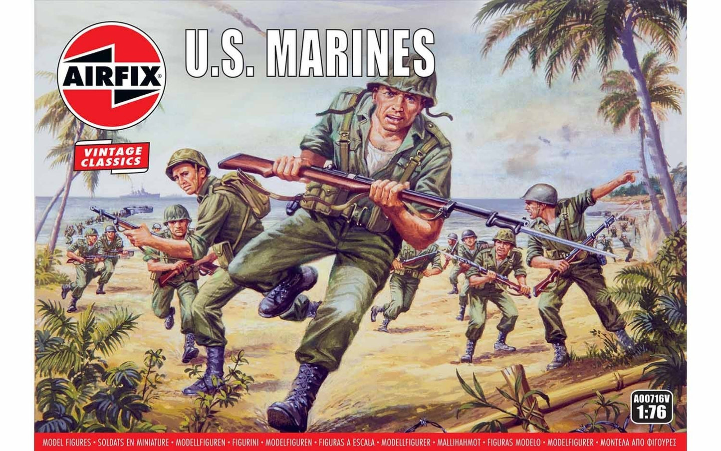 AX00716V AIRFIX US Marines WWII Vintage Classics series 1/72