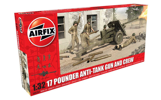 AX06361 AIRFIX 1/32 17pdr Anti-Tank Gun and crew