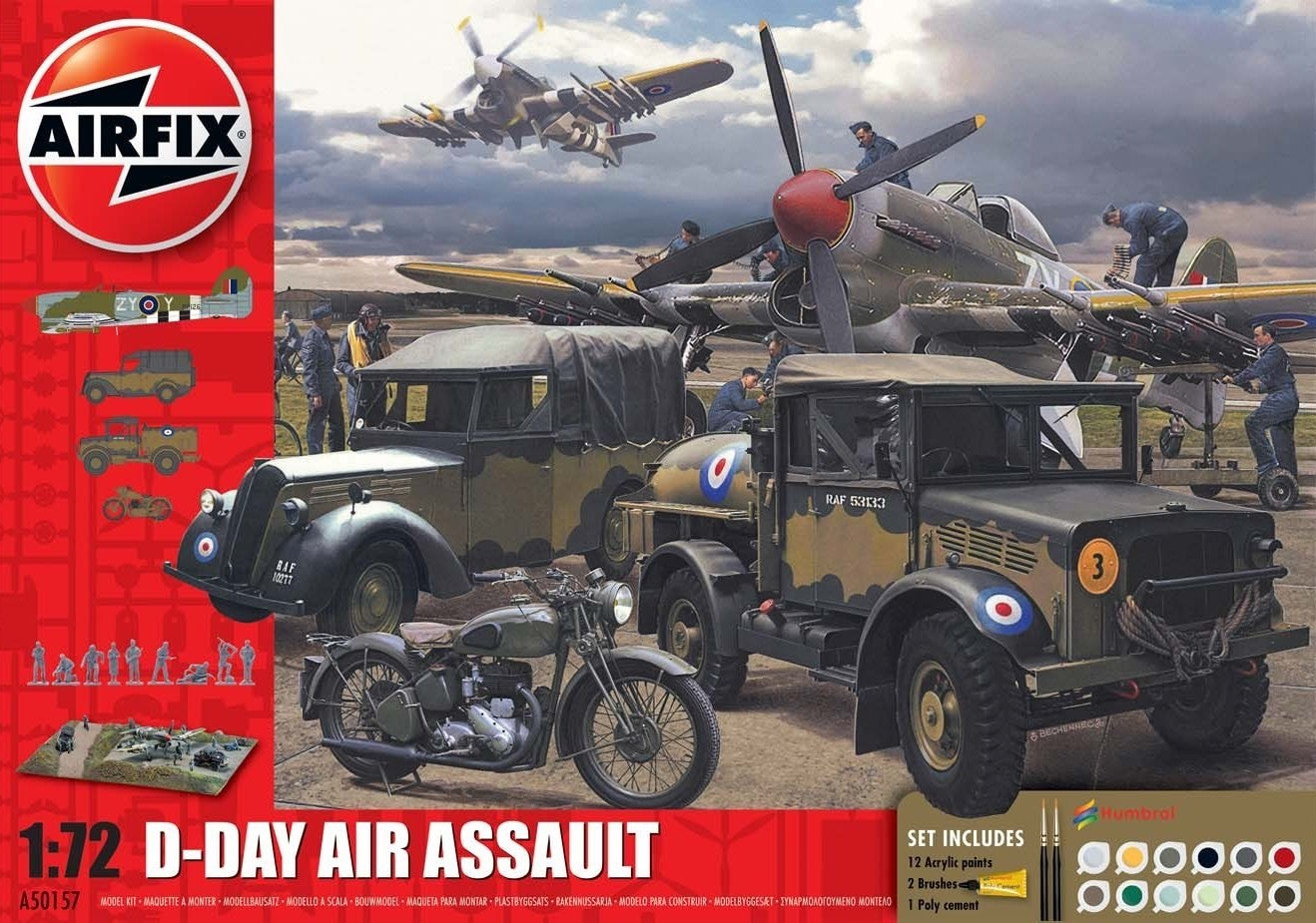 AX50157A AIRFIX 1/72 D-Day 75th Anniversary Air Assault Gift Set
