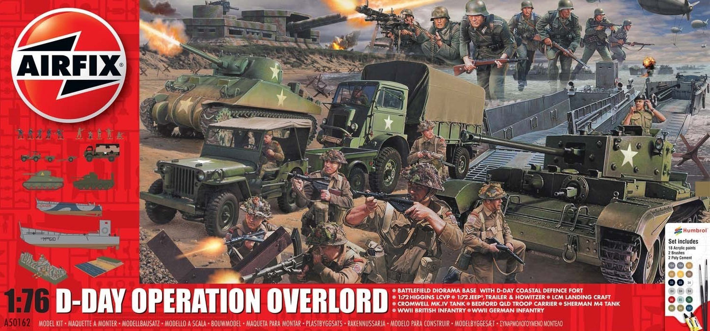 AX50162A AIRFIX 1/72 D-Day 75th Anniversary D-Day Operation Overlord Giant