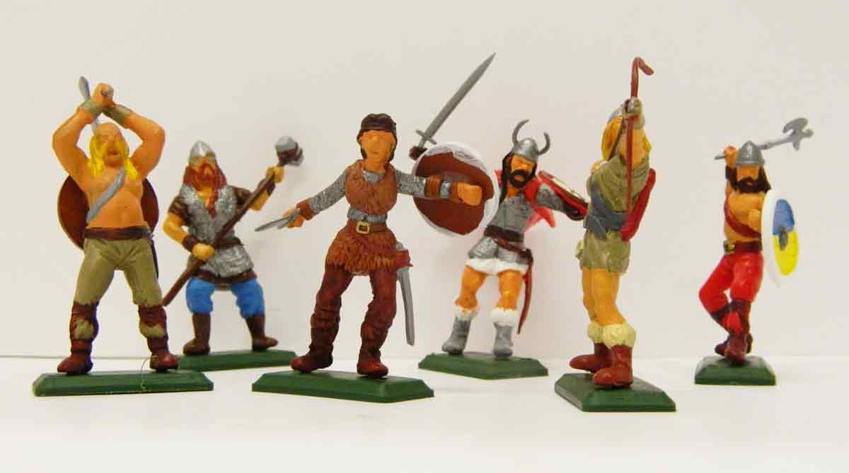 BRITAIN DSG BRIT002 VIKINGS DIPINTI SENZA SCATOLA 1/32