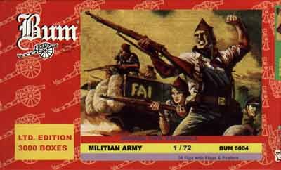 BUM 5004 GUERRA CIVILE SPAGNOLA MILITIAN ARMY