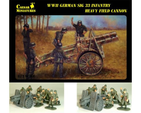 CAESAR CM7202 WWII German Infantry Gun SIG-33 with Crew