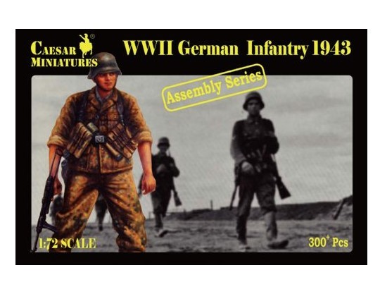 CAESAR CM7711 WWII German Infantry 1943 Scale 1/72