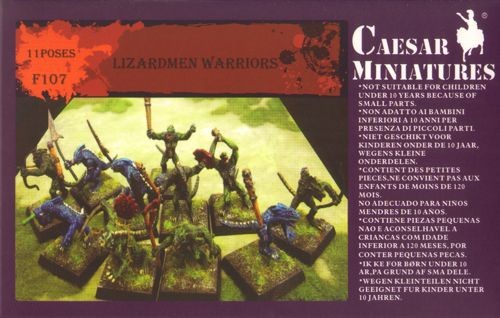 CAESAR CMF107 Lizardmen Warriors 1/72