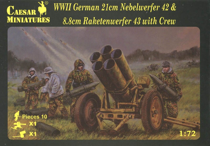 CAESAR H093 German Nebelwerfer 42 & Raketenwerfer 43 with Crew