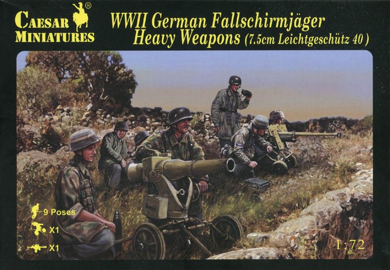 CAESAR H098 WWII German Fallschirmjager Heavy Weapons