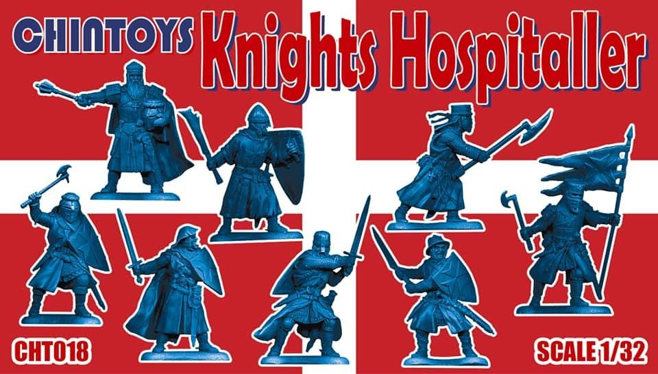 CHINTOYS CHT018 Knights Hospitaller 1/32 (NO BOX. THIS IS IN A POLYTHENE BAG WITH CARD)