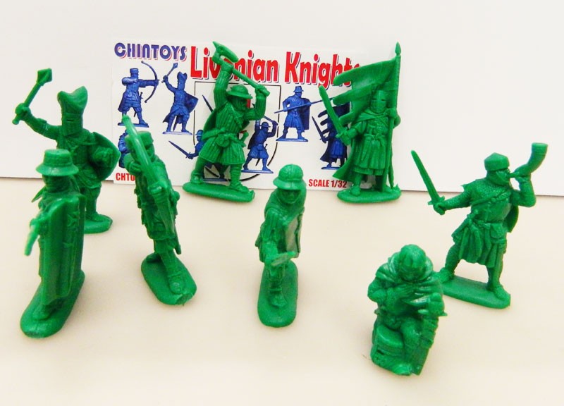 CHINTOYS CHT026 Livonian Knights (NO BOX. THIS IS IN A POLYTHENE BAG WITH CARD)1/32