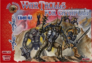 DARK ALLIANCE ALL72033  War Trolls for catapult Set 4