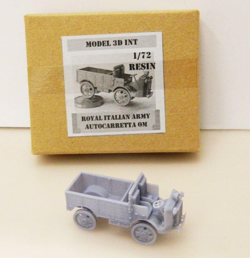 FLOR11 ROYAL ITALIAN ARMY AUTOCARRETTA OM 1/72 MODEL 3D INT