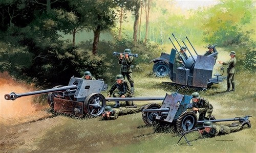 ITALERI 7026 PAK35 - PAK40 - FLAK38