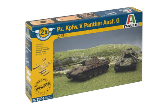ITALERI 7504 PZ. KPFW. V PANTHER AUSF.G - FAST ASSEMBLY
