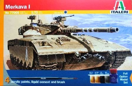 ITALERI 77005 MERKAVA I ISRAELI TANK