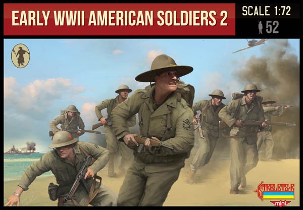 M113 STRELETS SCALA 1/72 AMERICAN EARLY INFANTRY WWII SET N°2