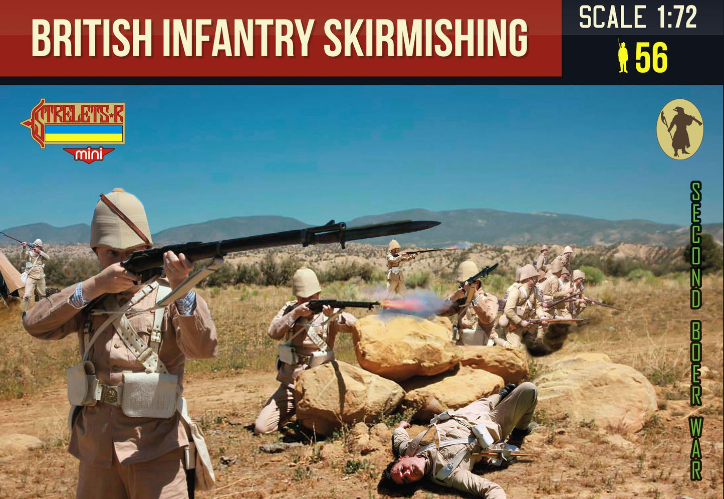 M133 STRELETS British Infantry 1899-1902 Anglo-Boer War SCALA 1/72