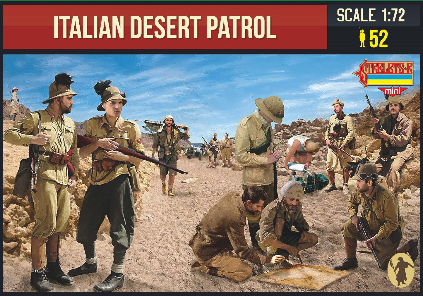 M154 STRELETS Italian Desert Patrol (WWII) 1/72