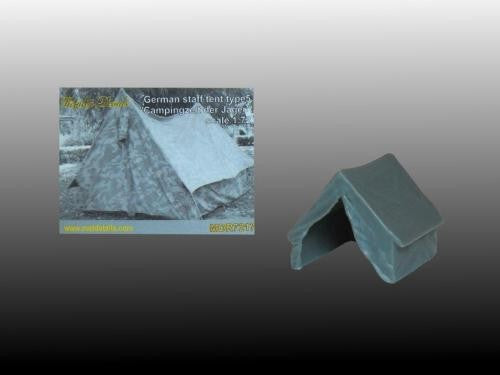 MDMDR7217 METALLIC DETAILS German WWII staff tent type 5 "Campingzelt der Jager" SCALA 1/72