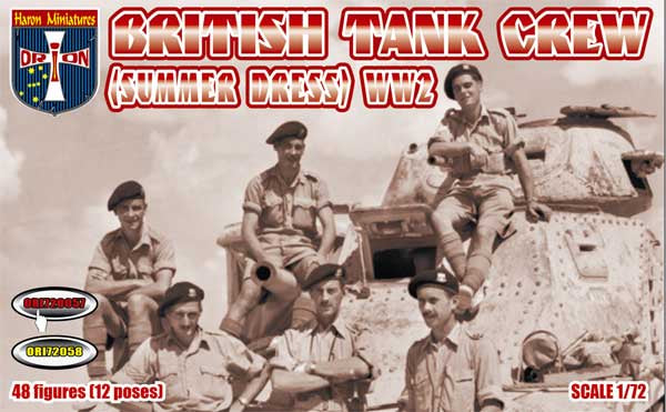 ORION 72057 British Tank Crew in summer dress (WWII) 1/72