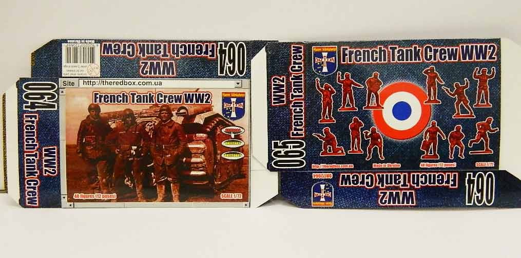ORION 72064 FRENCH TANK CREW WW2 1/72