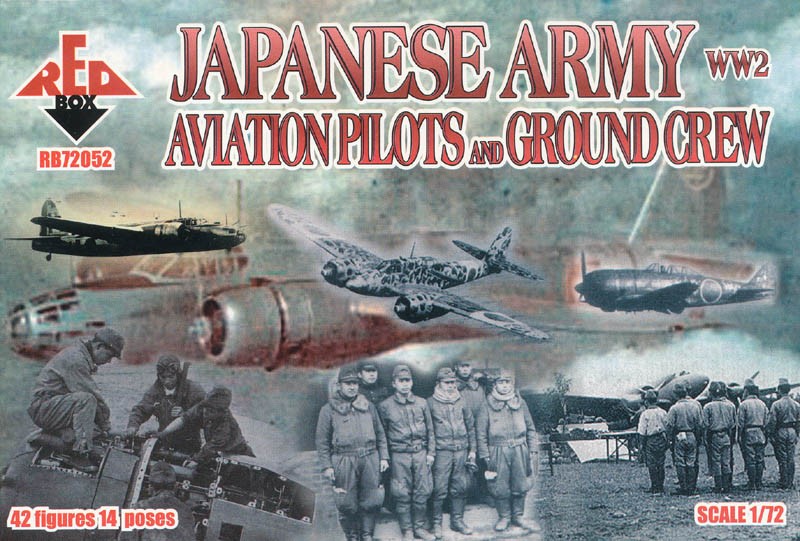 REDBOX 72052 WW2 Japanese Army Aviation Pilots and Ground Crew