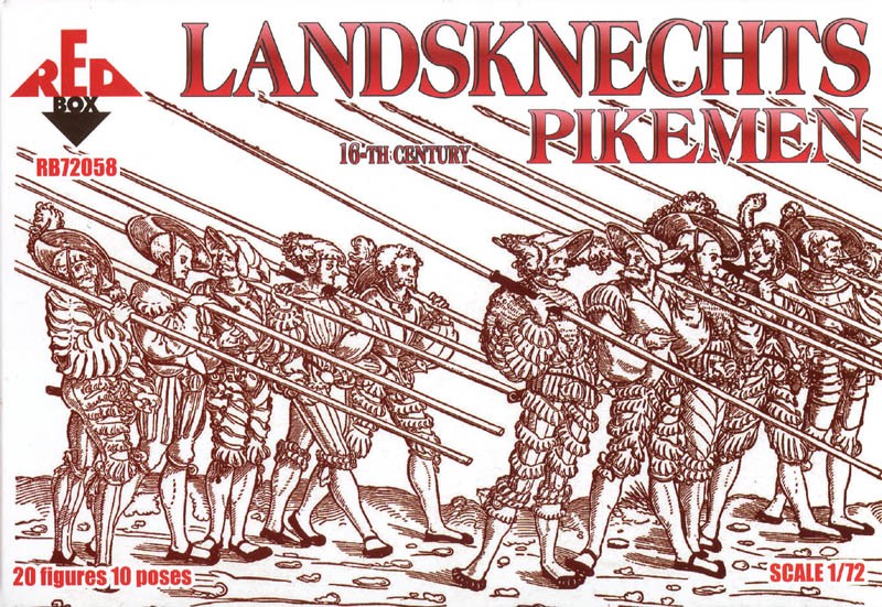 REDBOX 72058 Landsknechts (Pikemen)