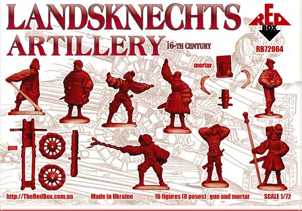 REDBOX 72064 Landsknechts Artillery