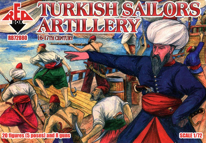 REDBOX 72080 Turkish Sailors Artillery 16-17th Century