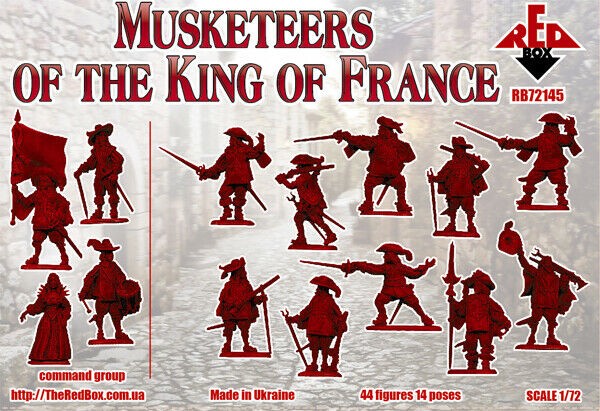 REDBOX 72145 Musketeers of the King Of France 1/72