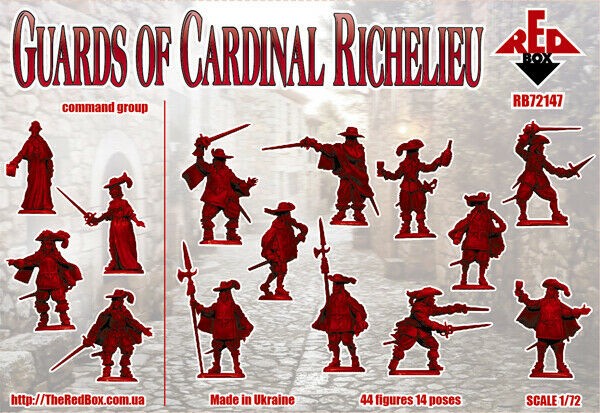 REDBOX 72147 Guards of Cardinal Richelieu 1/72