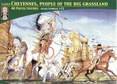 TL004 LUCKY TOYS  SCALA 1/72 CHEYENNES, PEOPLE OF THE BIG GRASSLAND