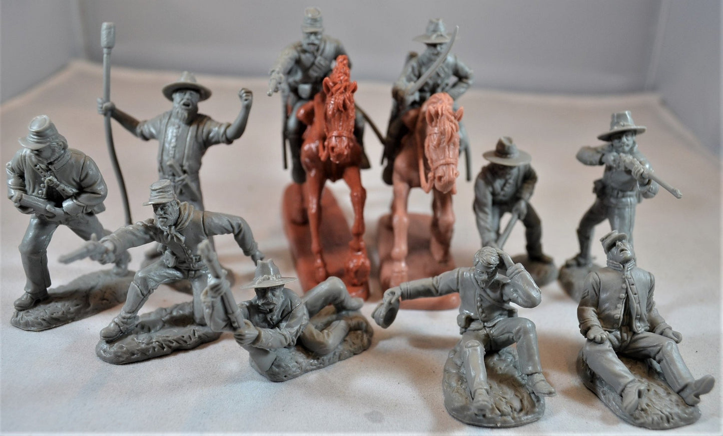 TSSD SET12 CONFEDERATE ARTILLERY CAVALRY WOUNDED 1/32