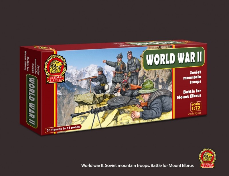 UR004 ULTIMA RATIO 1/72 WWII Soviet Mountain Troops