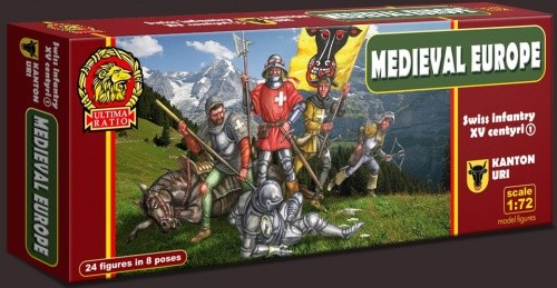 UR008 ULTIMA RATIO 1/72 Swiss infantry of the 15 th century. SET 2 Bern canton