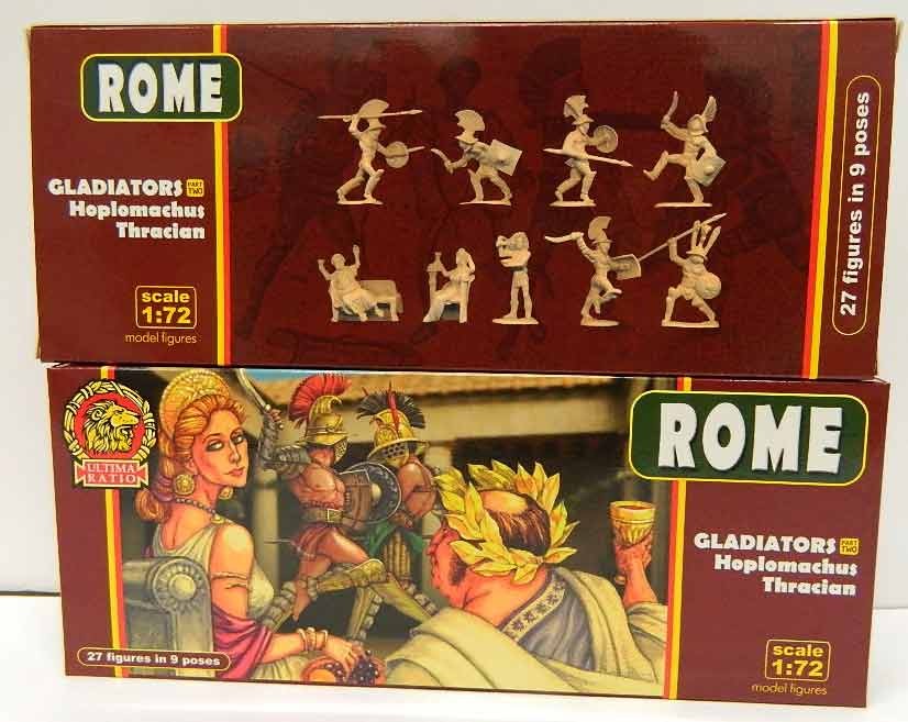 UR017 ULTIMA RATIO GLADIATORS HOPLOMACHUS THRACIAN 1/72