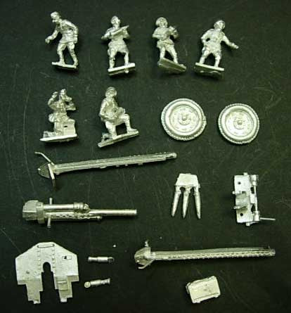 WGUN69 WARMODELLING 20MM METALLO WWII URSS 122MM HOWITZER + CREW
